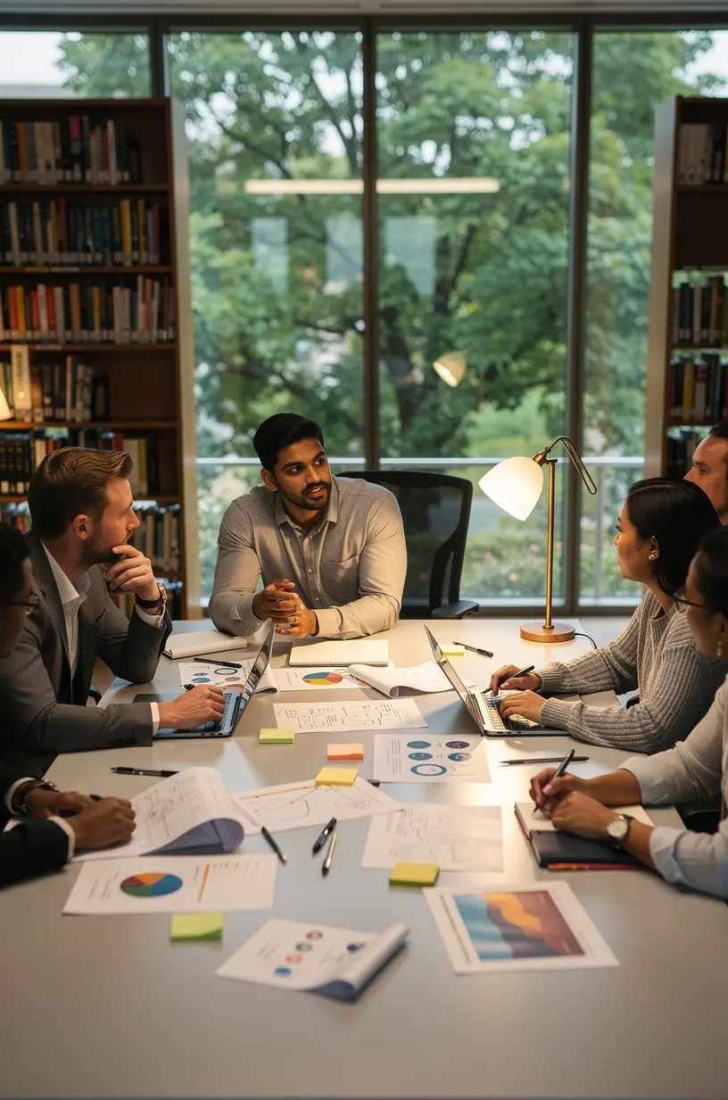 Flowchart illustrating streamlined processes for efficiency improvement