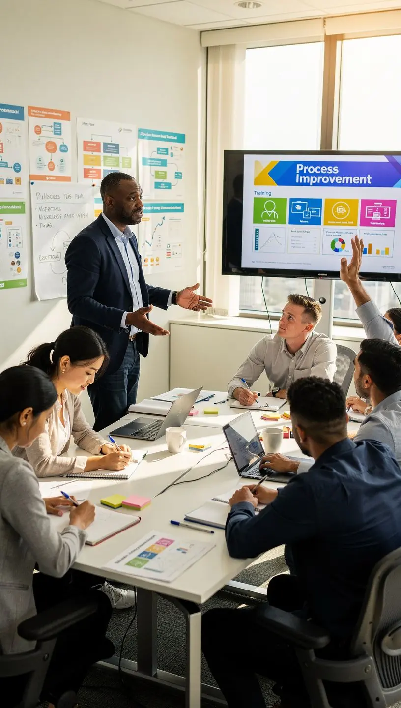 Professional team collaboration